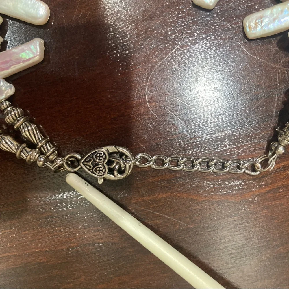 Stunning Genuine White Pearl Double Strand Necklace - Picture 9 of 9